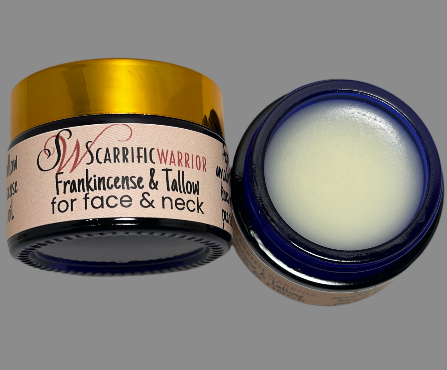 Tallow for neck and eyes
