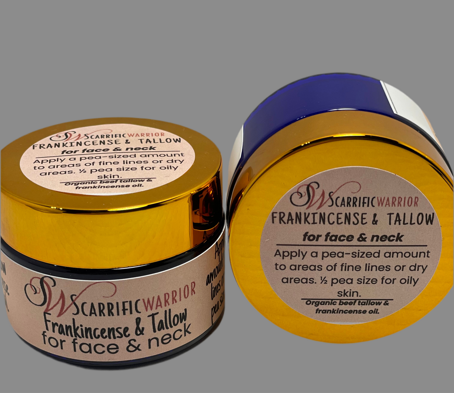 Tallow for neck and eyes